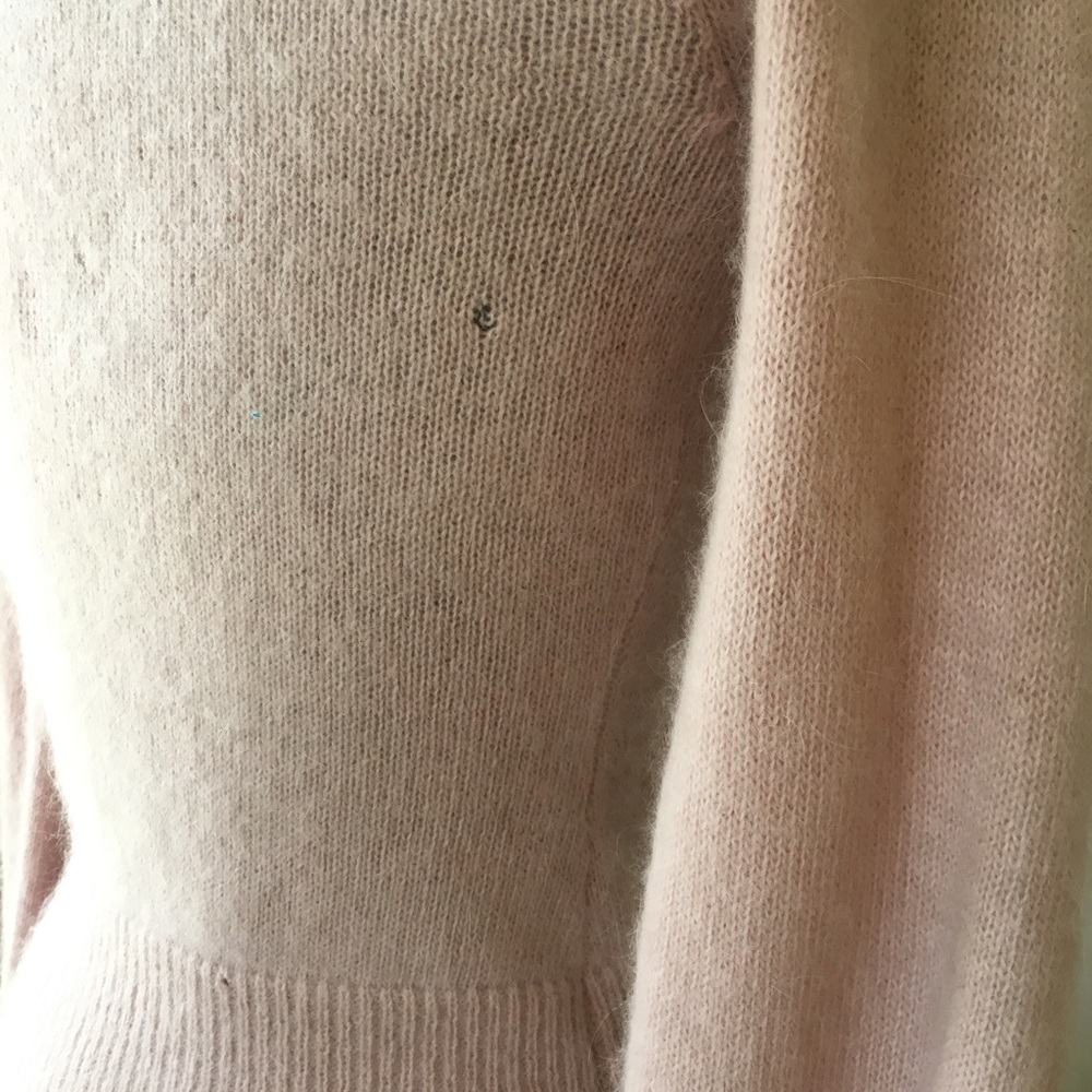 Lilac angora fur cardigan pink purple feminine - Picture 4 of 6